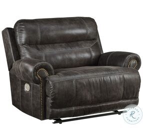 Grearview Charcoal Power Recliner