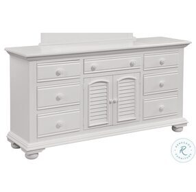 Cottage Traditions White Triple Dresser