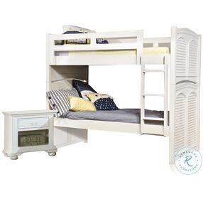 Cottage Traditions White Bunk Bedroom Set