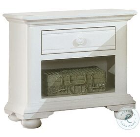 Cottage Traditions White Open Nightstand
