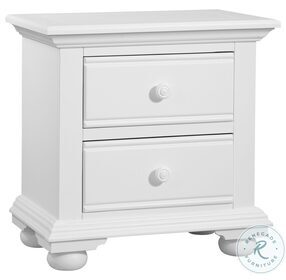 Cottage Traditions Eggshell White Drawer Nightstand