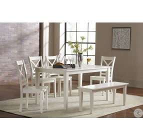 Simplicity Paperwhite Dining Room Set