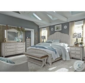 Farmhouse Reimagined Antique White And Chestnut Panel Bedroom Set