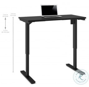 48" Black Electric Height Adjustable Table