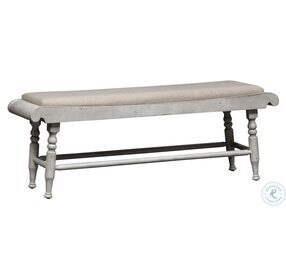 Whitney Antique Linen And Weathered Gray Bench