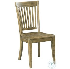 The Nook Brushed Oak Ladder Back Side Chair Set of 2