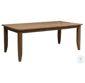 The Nook Brushed Oak 60" Rectangular Dining Table