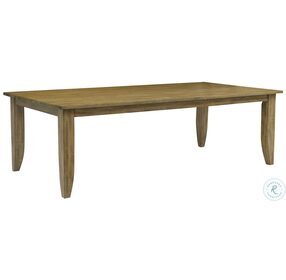 The Nook Brushed Oak 80" Rectangular Dining Table