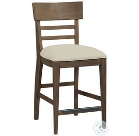 The Nook Hewned Maple Counter Height Chair Set Of 2