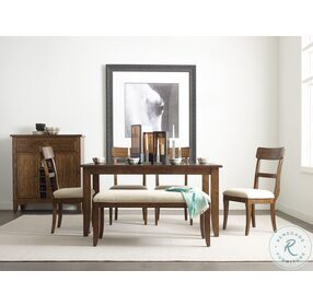 The Nook Hewned Maple 60" Dining Room Set