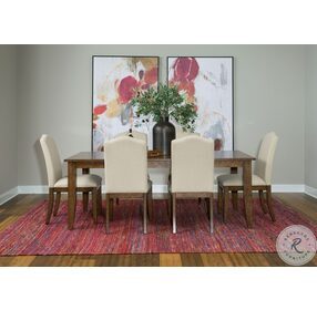 The Nook Hewned Maple 80" Dining Room Set
