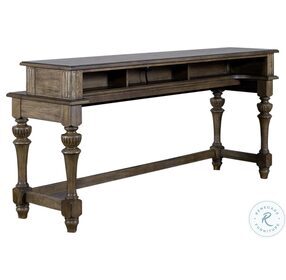 Haven Hall Aged Chestnut Bar Table
