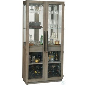 Chaperone Aged Grey Wine Cabinet