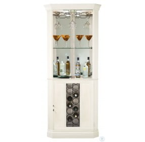 Piedmont Aged Linen Wine Cabinet