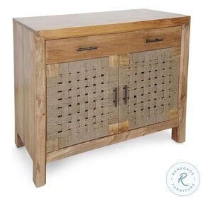 Griffith Augustine Brown And Jute Cabinet