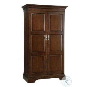 Sonoma II Cherry Bordeaux Wine And Bar Cabinet