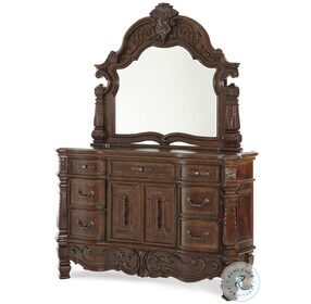 Windsor Court Vintage Fruitwood Dresser with Mirror