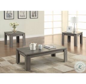 Cain Weathered Grey 3 Piece Occasional Table Set