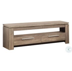 701975 Weathered Brown Storage TV Console