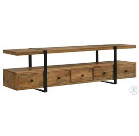 Otto Brown And Gunmetal 70" TV Stand