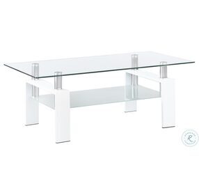 Dyer White Coffee Table