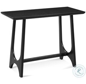 Dunnigan Black Matte Stain Console Table