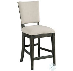 Plank Road Charcoal Kimler Counter Height Chair Set of 2