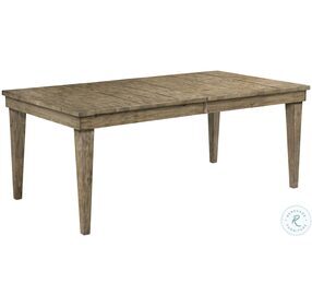 Plank Road Stone Rankin Extendable Rectangular Dining Table