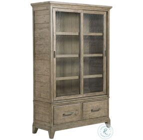 Plank Road Stone Darby Display Cabinet