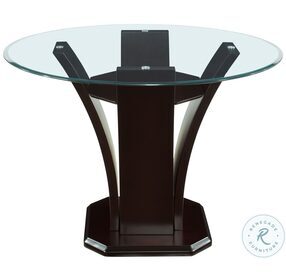 Daisy Espresso Round Counter Height Dining Table