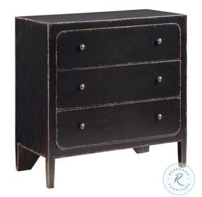 Maxfield Patterson Aged Black 3 Drawer Chest