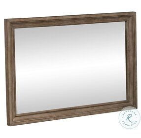 Town And Country Dusty Taupe Landscape Mirror
