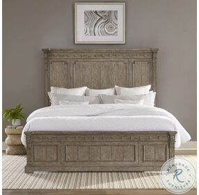 Town And Country Dusty Taupe Queen Panel Bed