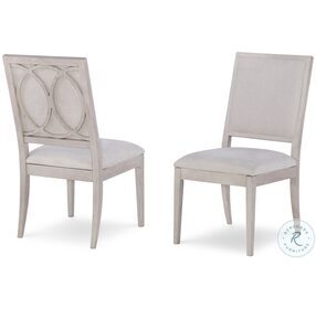 Cinema Shadow Grey Upholstered Side Chair Set of 2 by Rachael Ray