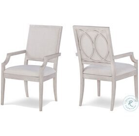 Cinema Shadow Grey Upholstered Arm Chair Set of 2 by Rachael Ray