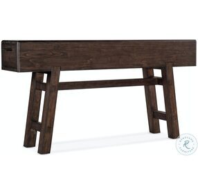 Commerce And Market Brown And Black Console Table