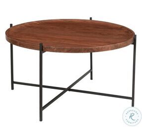 Brant Huntley Brown And Black Cocktail Table