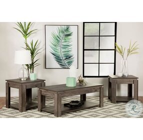 Donal Weathered Grey 3 Piece Occasional Set