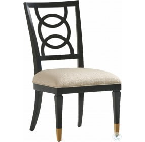 Carlyle Espresso Pierce Upholstered Side Chair