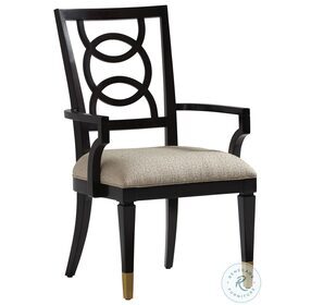 Carlyle Ivory Pierce Upholstered Arm Chair