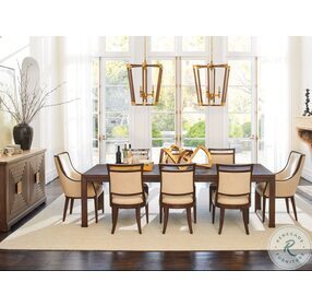 Silverado Brown Elk Grove Extendable Rectangular Dining Room Set