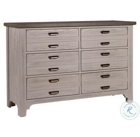 Bungalow Dover Grey And Folkstone 6 Drawer Dresser