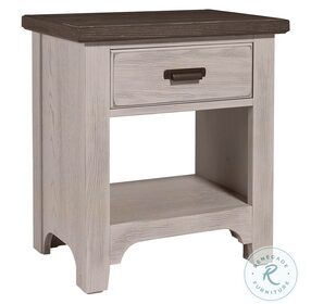 Bungalow Dover Grey And Folkstone 1 Drawer Nightstand