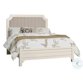 Bungalow Lattice Upholstered King Panel Bed