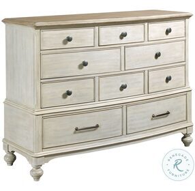 Litchfield Sun Washed And Driftwood Cotswold Dresser