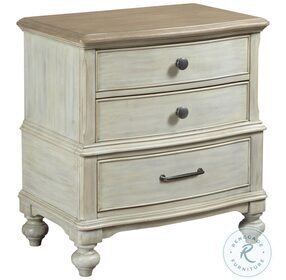 Litchfield Sun Washed And Driftwood Moray Nightstand
