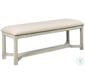 Litchfield Sun Washed Upholstered Bench