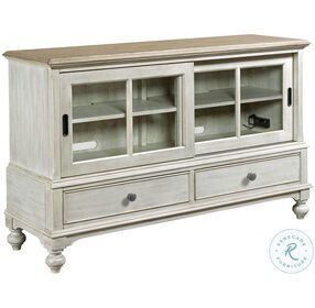 Litchfield Sun Washed And Driftwood Ludlow Entertainment Console