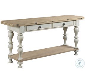 Litchfield Sun Washed And Driftwood Lakeside Flip Top Table