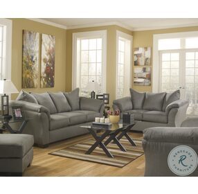 Darcy Gray Cobblestone Living Room Set